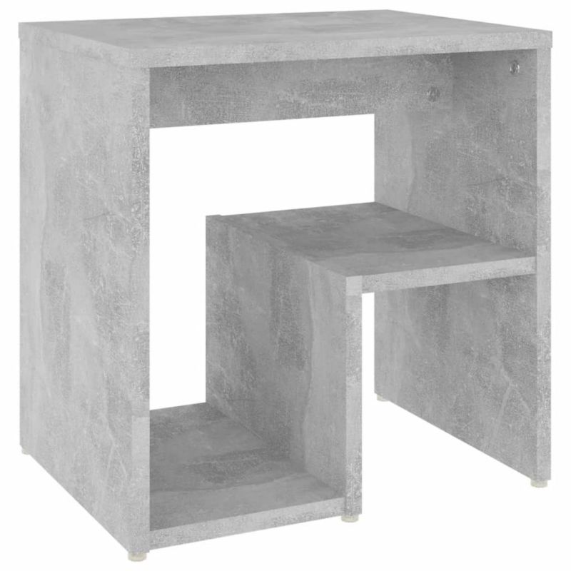 Stolik nocny WaszeMeble betonowy szary WM-806336 1 szt.