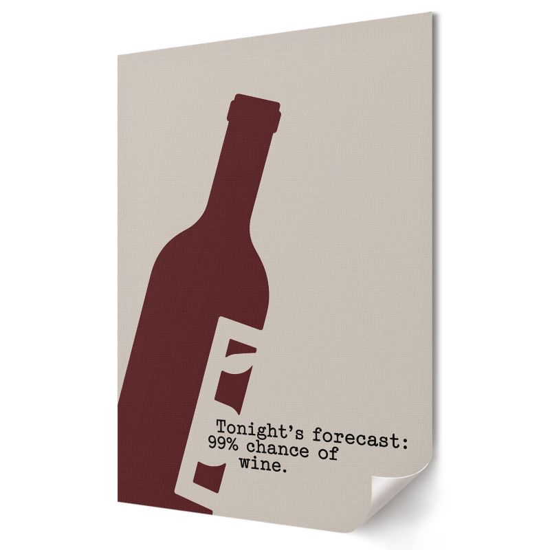 Plakat na ścianę Wallfluent Format A2 Wino wieczór Artysta Cosmo 1 szt.