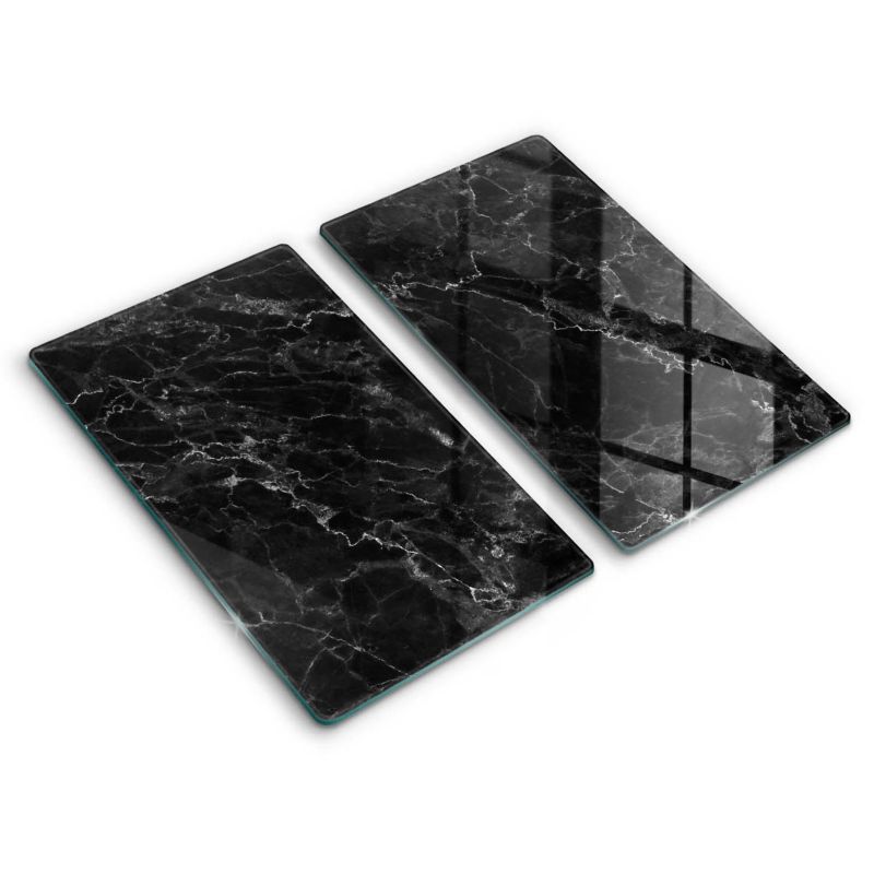Szklana deska do krojenia Wallfluent 30x52 cm Elegancki marmur 2 szt.