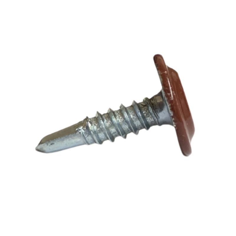 Wkręty samowiercące Etanco 4,2x19 do blachy podkładkowe RAL3009 GM-B250szt.