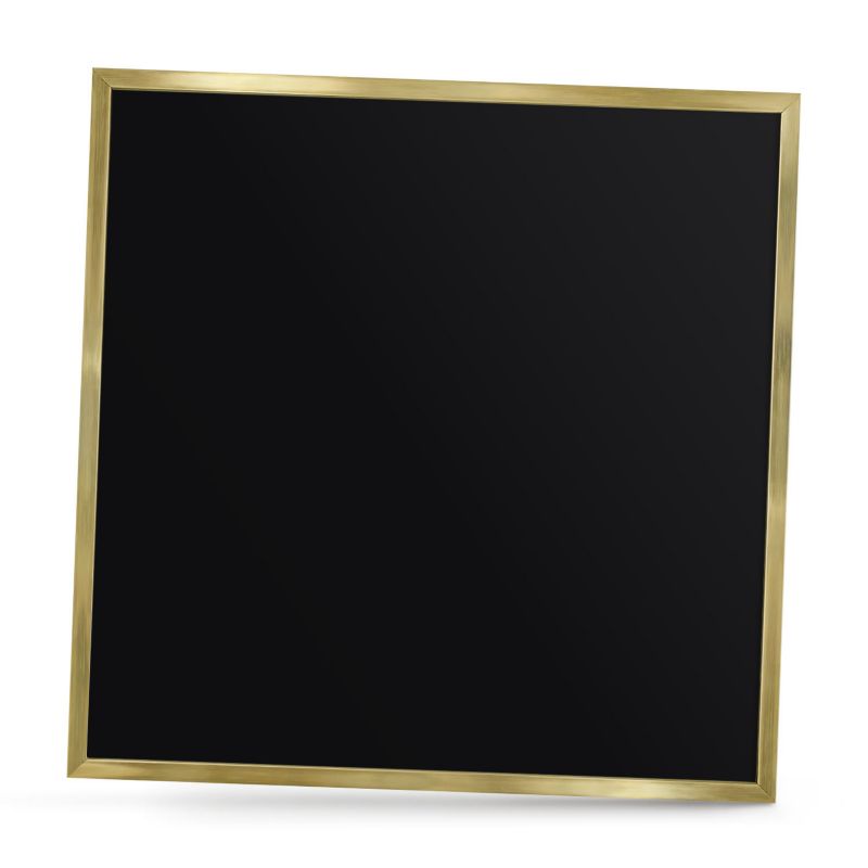 Tablica magnetyczna dekoracyjna ArtPrintCave 50x50 Czarny w złotej ramie 1szt