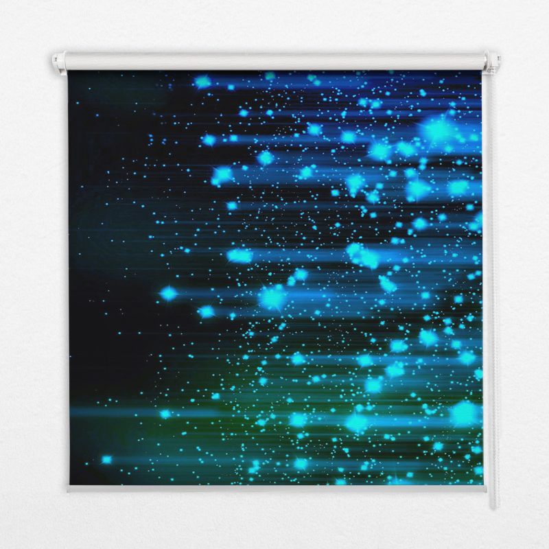 Roleta Do Okien Tulup 120x140 cm Niebieski Grad Montaż do ściany/sufitu 1 szt.