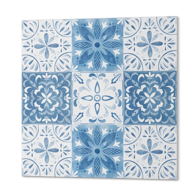 Paczka Kafelków Winylowych PCV ArtPrintCave 50x50 cm Wzór kwiatowy w kafelkach 4 szt.