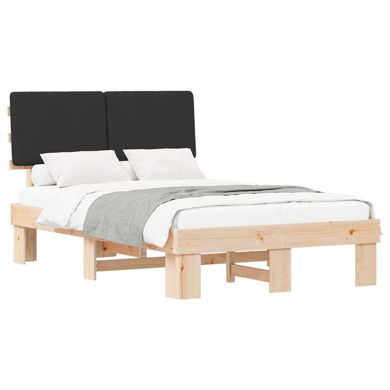 Łóżko Drewniane WaszeMeble 120x200 cm Brązowe WM-877351 1 szt.