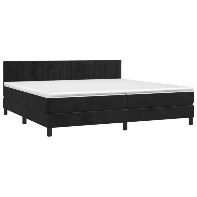 Łóżko kontynentalne WaszeMeble 200x200 cm czarny WM-3134545 1 szt.