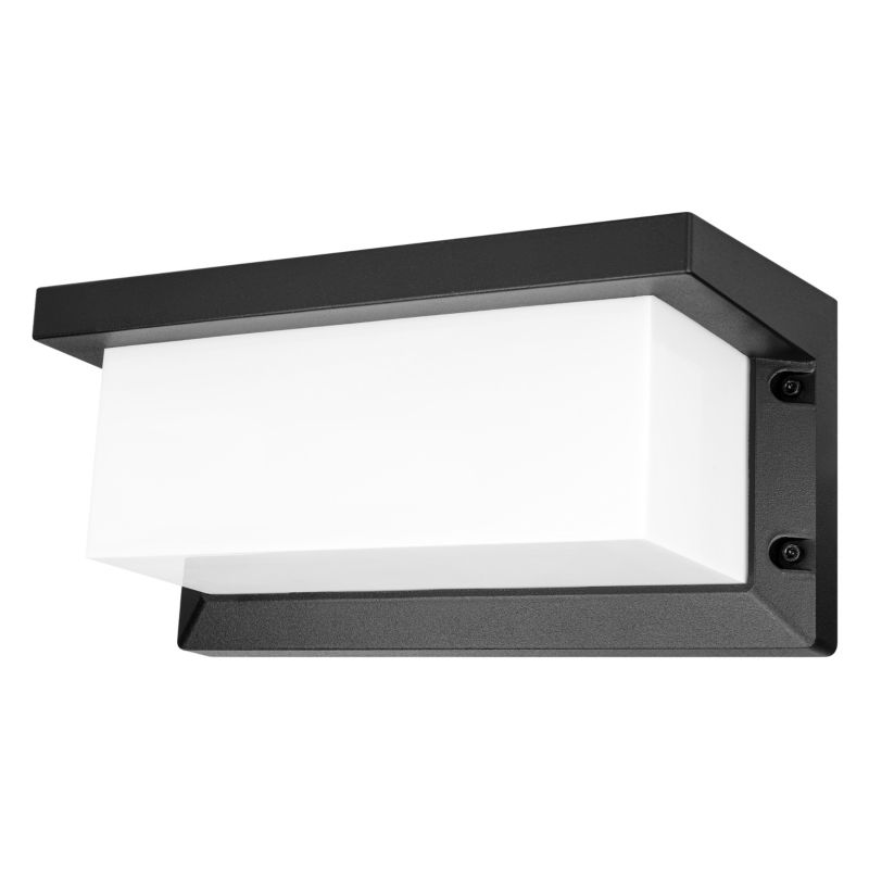 Lampa elewacyjna z czujnikiem ruchu LED MasterLED Lagos 12W 4000K IP54 kinkiet oprawa zewnętrzna czarna 1 szt.