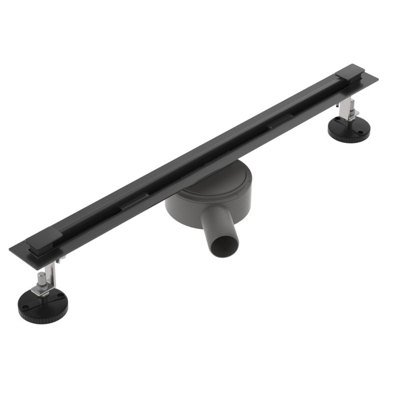 Odpływ liniowy obrotowy SEVANTE 90 cm czarny ULTRA SLIM 1 szt.