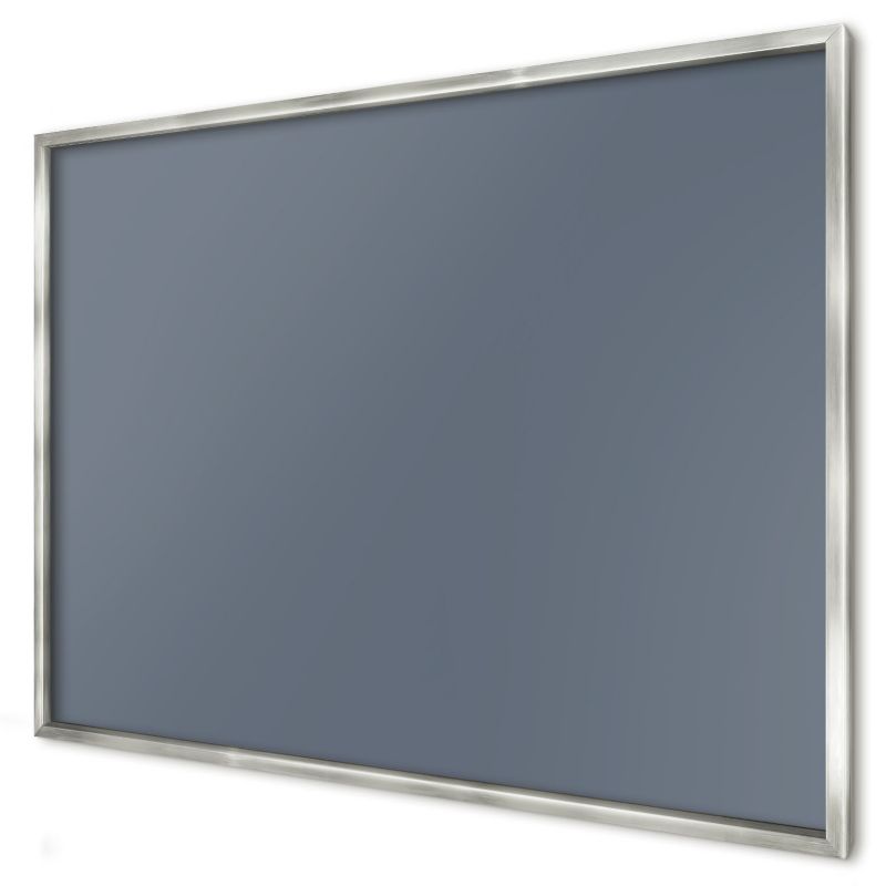Tablica magnetyczna dekoracyjna Wallfluent 100x70 Chłodny szary w srebrnej ramie 1szt