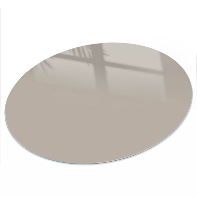 Blat Stołowy ArtPrintCave fi50 cm Ciepła szarość - Blat ze Szkła Hartowanego 1 szt.