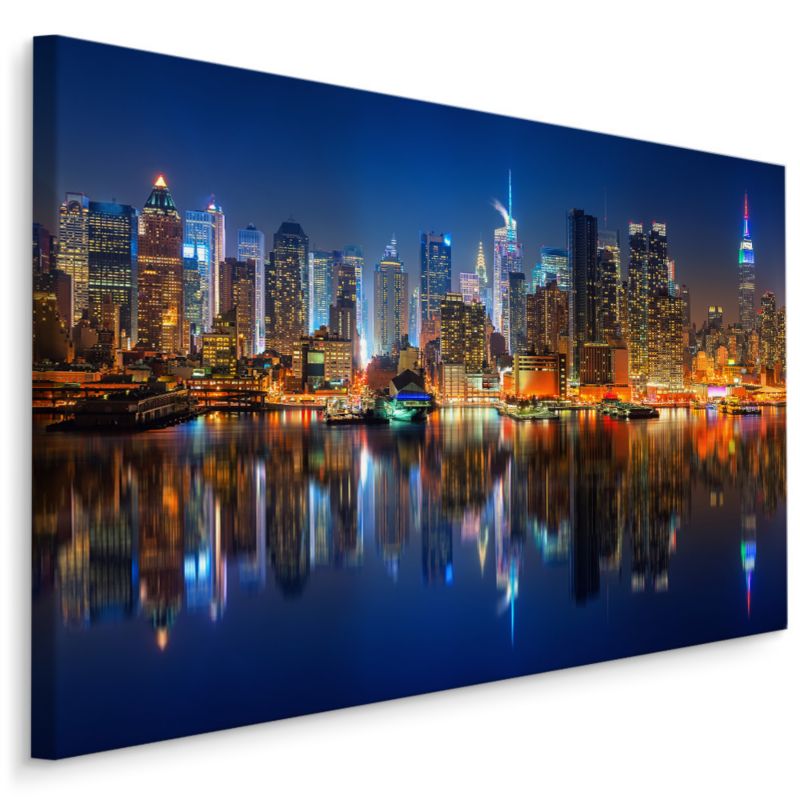 Obraz Muralo Manhattan Nocą 40x30 cm 1 szt.