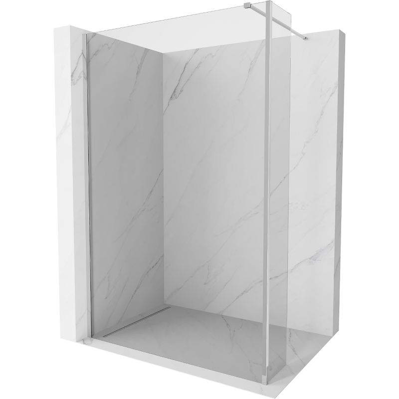 Ścianka prysznicowa Mexen Kioto chrom transparent 95x30 cm 800-095-212-01-00-030 1 szt.