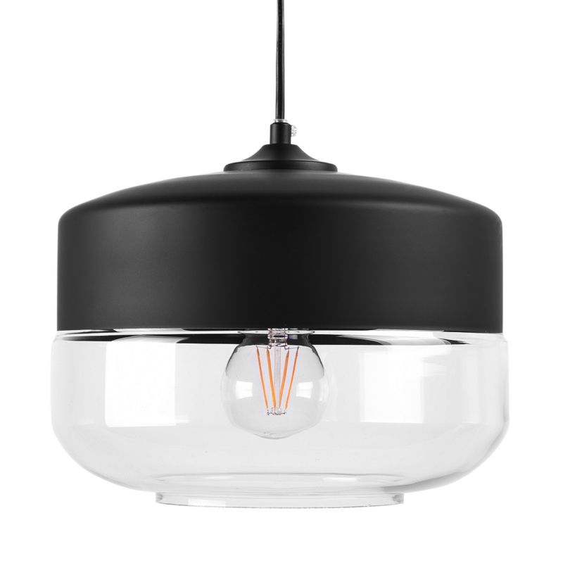 Lampa wisząca Murray Szkło Czarny 1 szt.