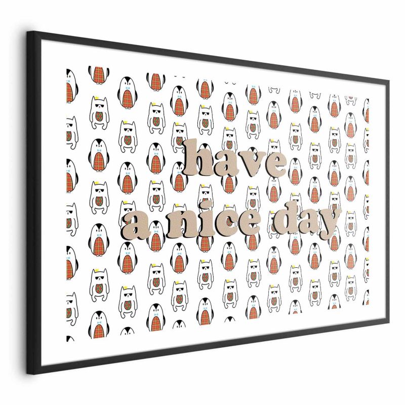 Plakat Artgeist Nice day 60x40 cm z ramą czarną 1 szt