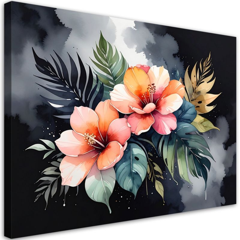 Obraz do salonu sypialni kuchni biura spa loftu Feeby Pomarańczowe 60x40cm 1szt