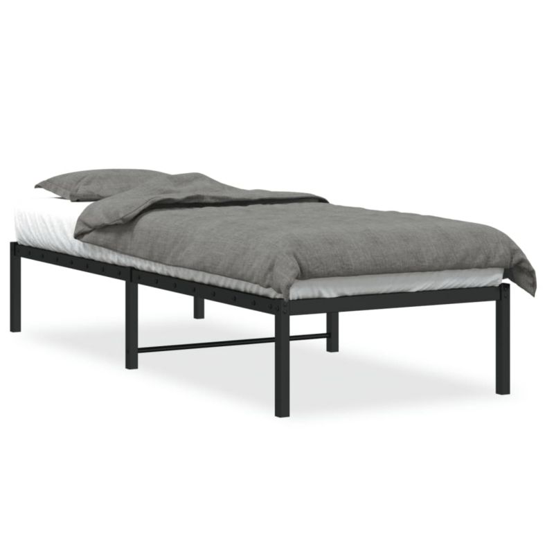 Rama łóżka WaszeMeble 80x200 cm Czarny metal WM-373646 1 szt.