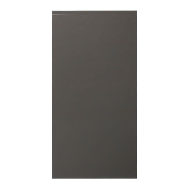 Front kuchenny do słupka wysoki GoodHome Garcinia 60 cm 50/50 antracyt