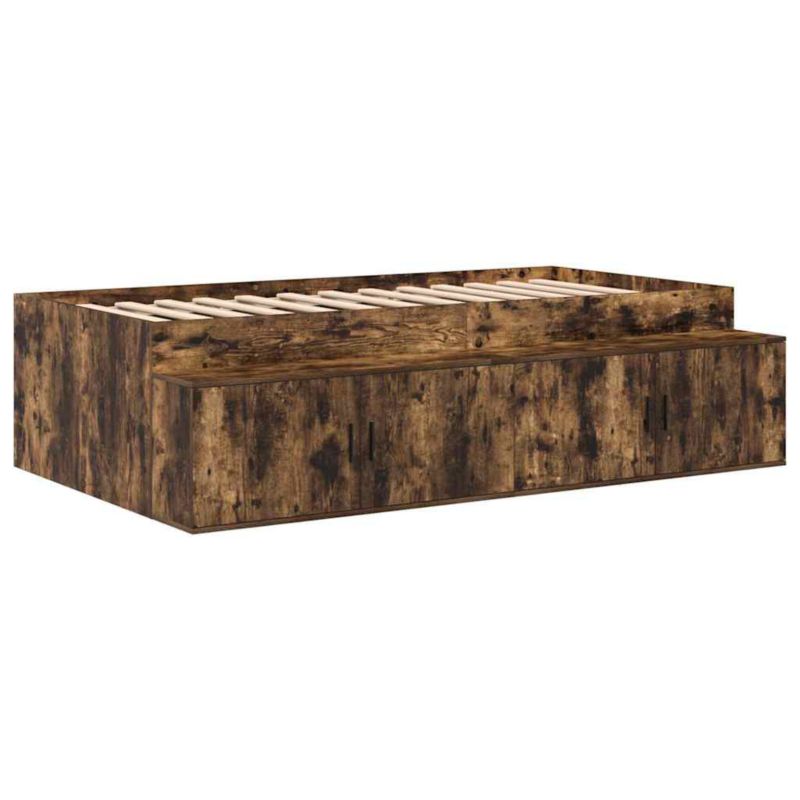 Rama łóżka WaszeMeble 90x190 cm Dąb wędzony drewno WM-3335209 1 szt.