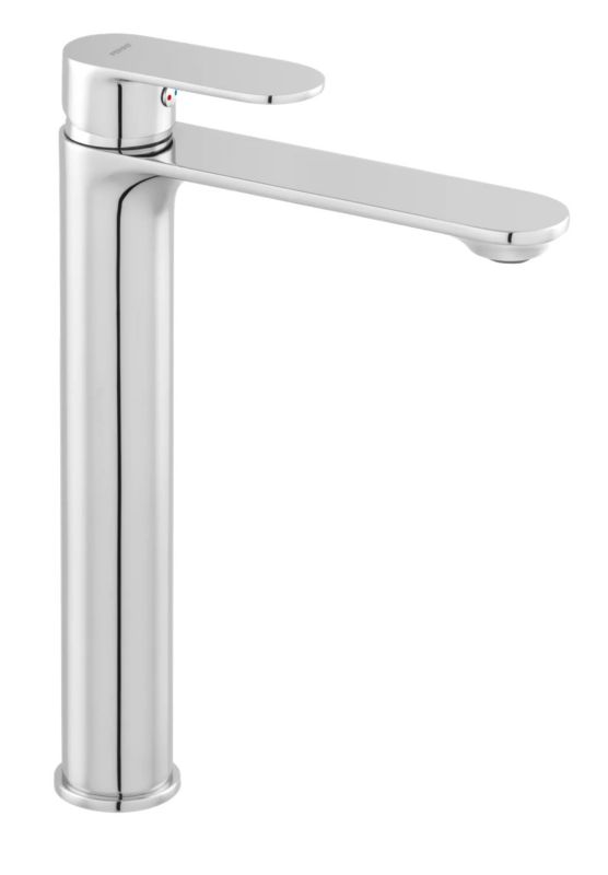 Bateria umywalkowa Ferro Talassa wysoka chrom mosiądz aerator Coin Slot 1 szt.