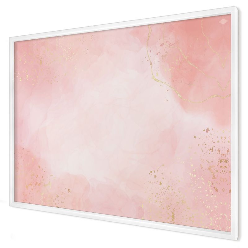 Magnetyczna tablica ozdobna Wallfluent 100x70 Elegancka w białej ramie 1szt