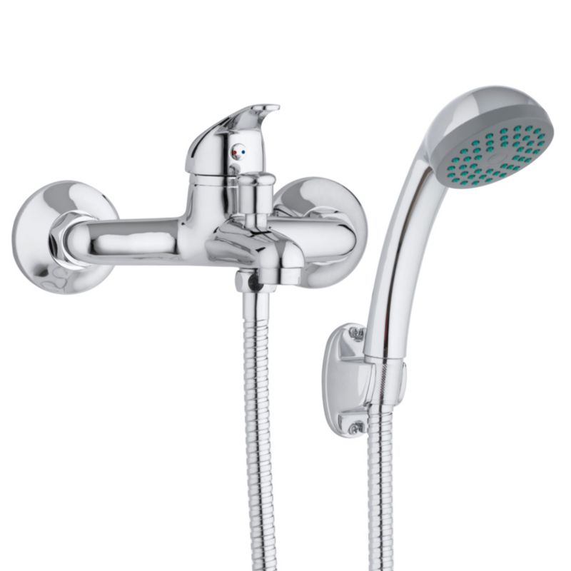 Bateria wannowa TIMO-CHR - Yoka Home ścienna chrom - 1 szt.