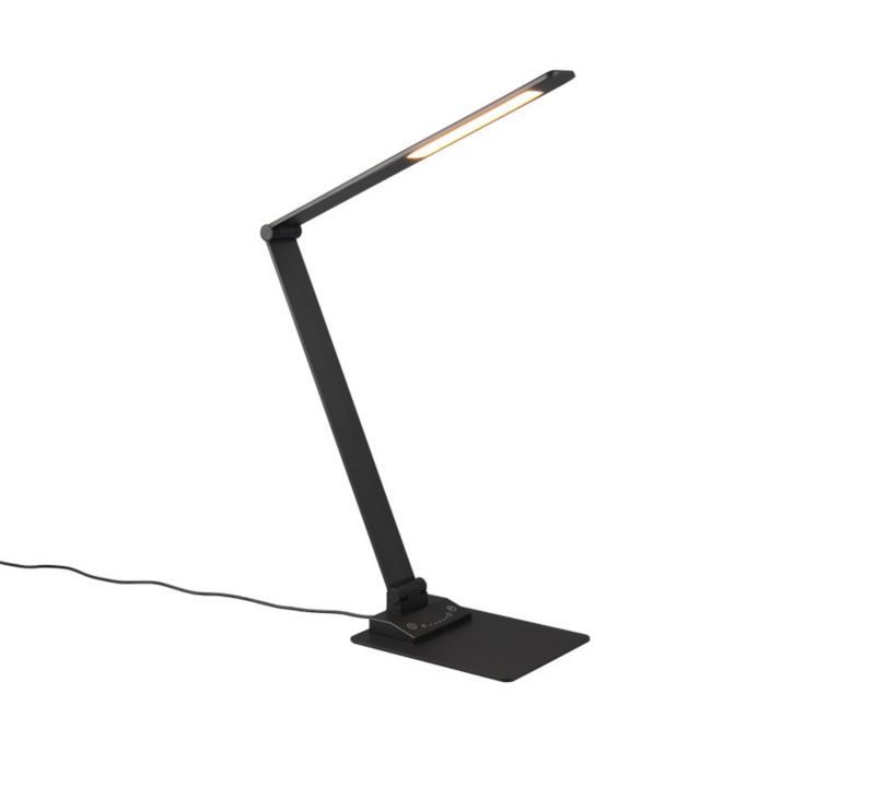 Lampka biurkowa Trio Travis czarna LED 6W 3000-6500K 650lm IP20 wym:71,9x15,5x15,5cm - 1 szt.