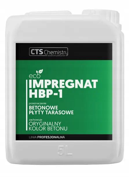 IMPREGNAT DO PŁYT TARASOWYCH CTS Chemistry HBP-1 20 L do betonu Bezbarwny 1 szt