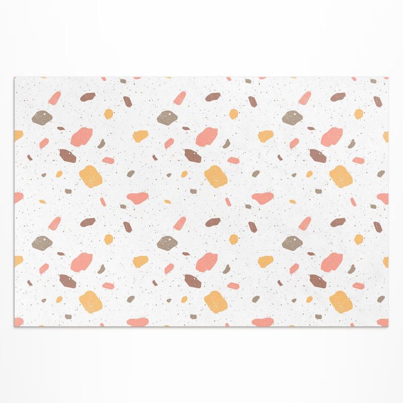Winylowy Chodnik Zewnętrzny Wallfluent 120x180 cm Pastelowy gres kamienna płyta 1 szt.