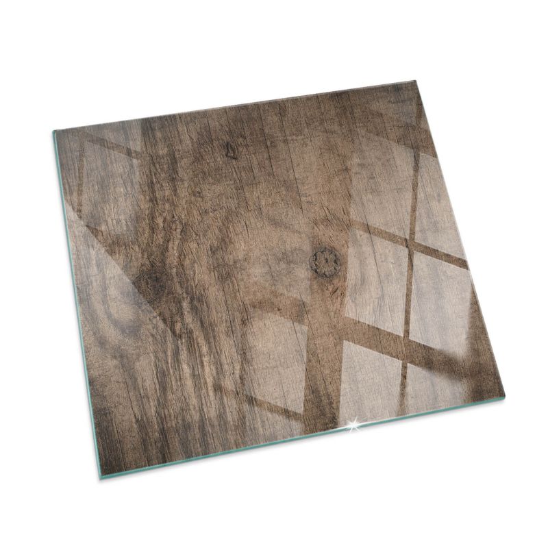 Podkładka szklana Tulup 60x60 cm Naturalny wzór drewna 1 szt.