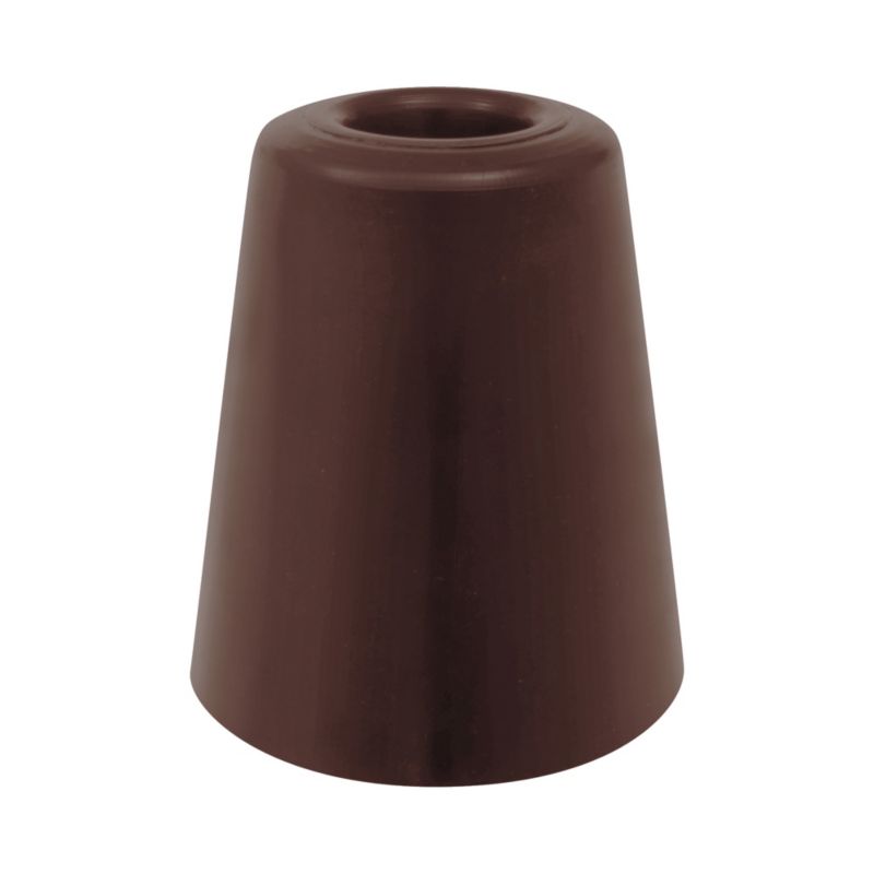 Odbojnik drzwiowy gumowy 70 x 80 mm brąz