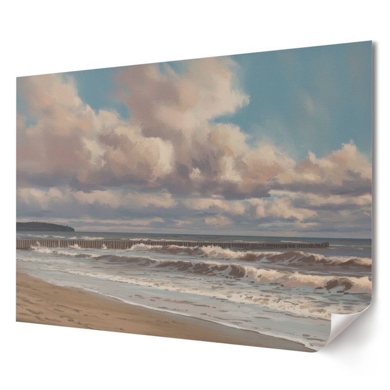 Plakat canvas Wallfluent Format A4 Nadmorski pejzaż Grupa Twórcza Second Light 1 szt.