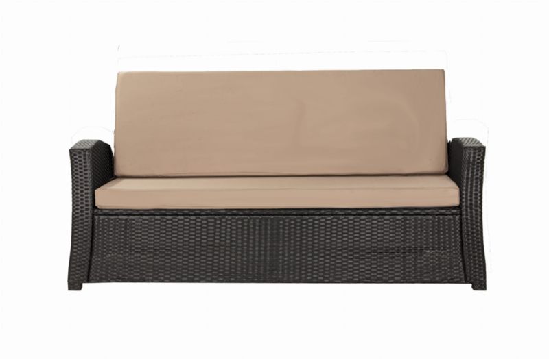 Poduszka ogrodowa na sofę Technorattan, Setgarden,160x60cm +160x50cm Beżowa dwustronne Poduszki na meble ogrodowe-Rattan, 1szt