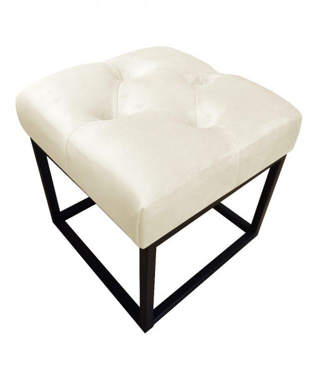 Pufa CHARLIE MG VELVET ecru ATOS 1 szt.