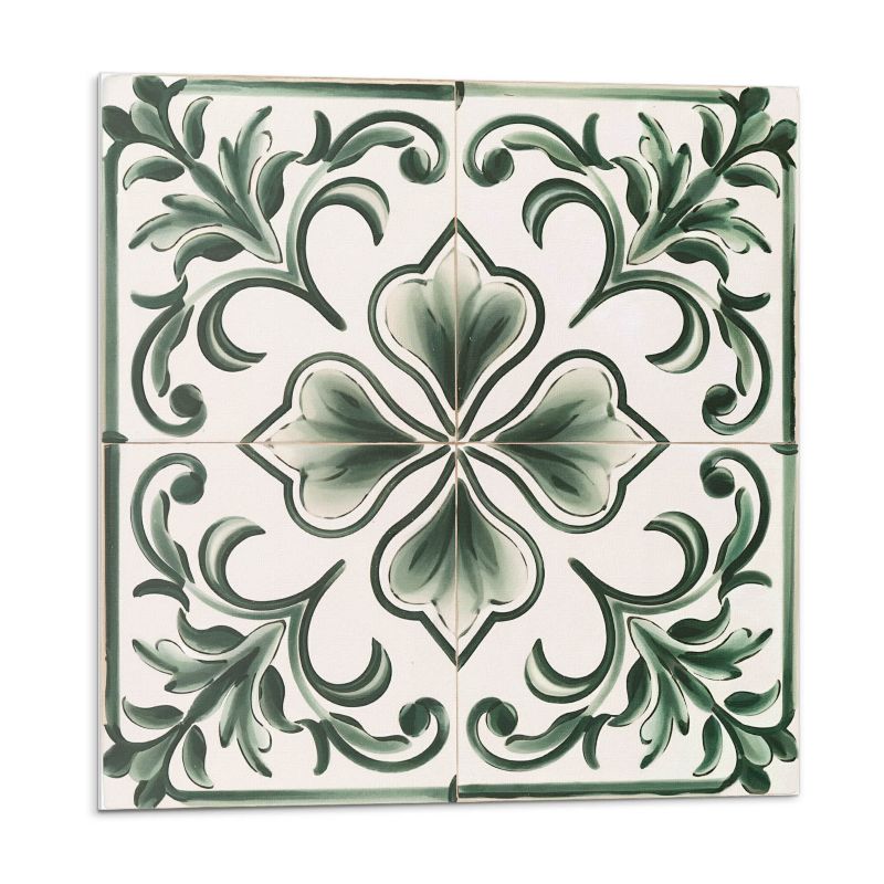 Kafelki samoprzylepne Wallfluent 30x30 cm Liście z sercami w harmonii 9 szt.