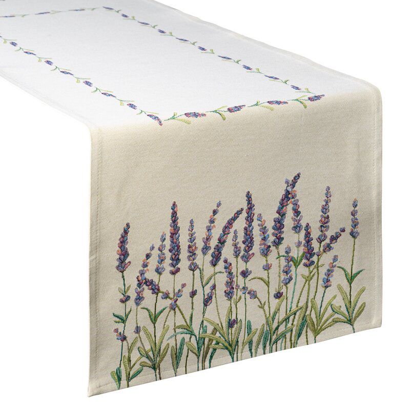 Bieżnik Eurofirany 40 x 100 cm naturalny różowy 1 szt.
