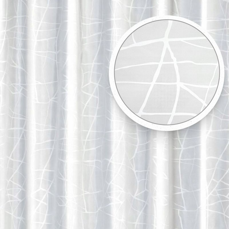 Zasłona prysznicowa Estiva tekstylna 120x200 wzór MARBLE 1 szt.