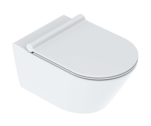 Miska WC wisząca Catalano Zero NewFlush bez kołnierza biały mat 55x35 cm 1 szt.