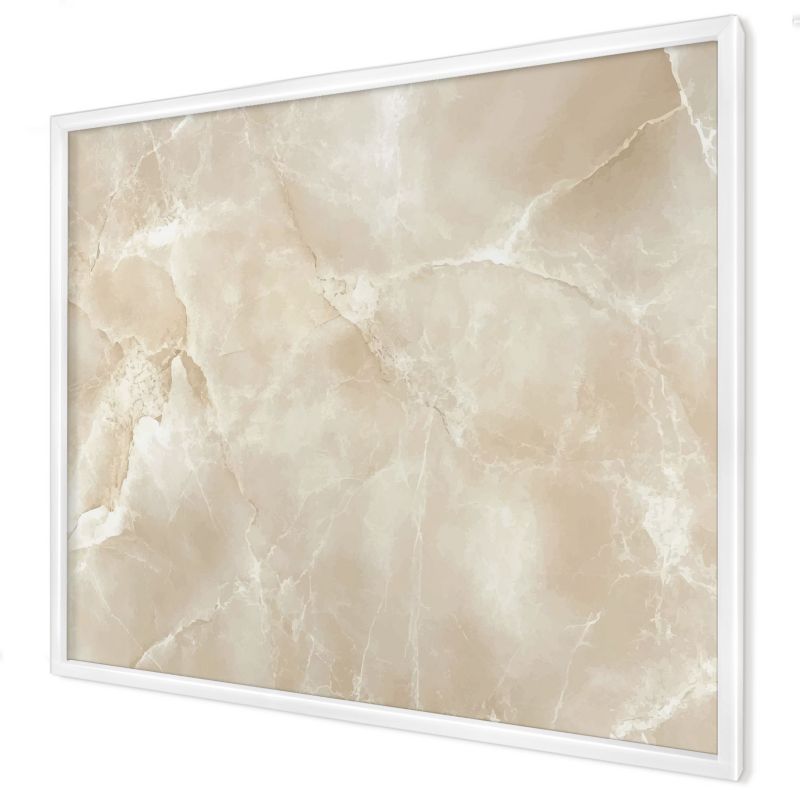 Magnetyczna tablica ozdobna Wallfluent 80x60 Marmurowy wzór w białej ramie 1szt