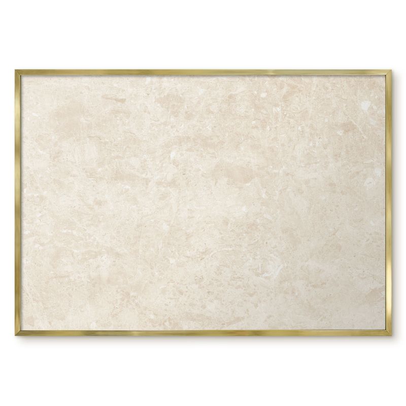 Tablica Do Magnesów Tulup 100x70 cm Kremowa elegancja - Złota rama Do salonu, sypialni 1 szt.