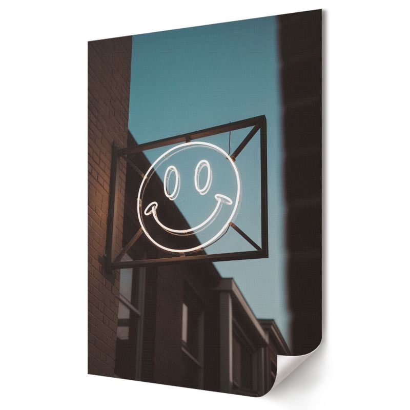 Plakat canvas Wallfluent Format A2 Neonowy uśmiech Studio Studio 49 1 szt.