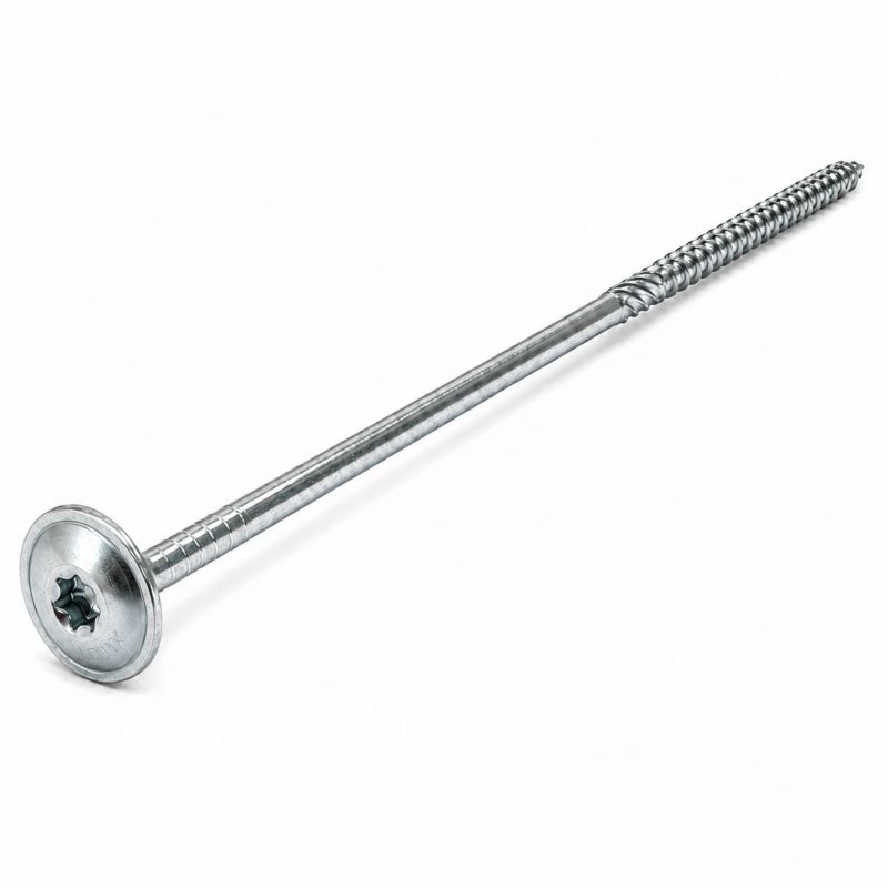 Wkręty ciesielskie DOMAX do drewna,łeb talerzowy CT 10x320mm Srebrne 25szt.