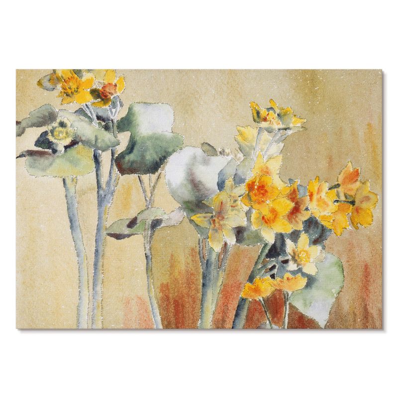 Obraz Plakat Canvas Tulup 59,4x42 cm (A2) Kwiaty pomarańczy Do sypialni, salonu, kuchni 1 szt.