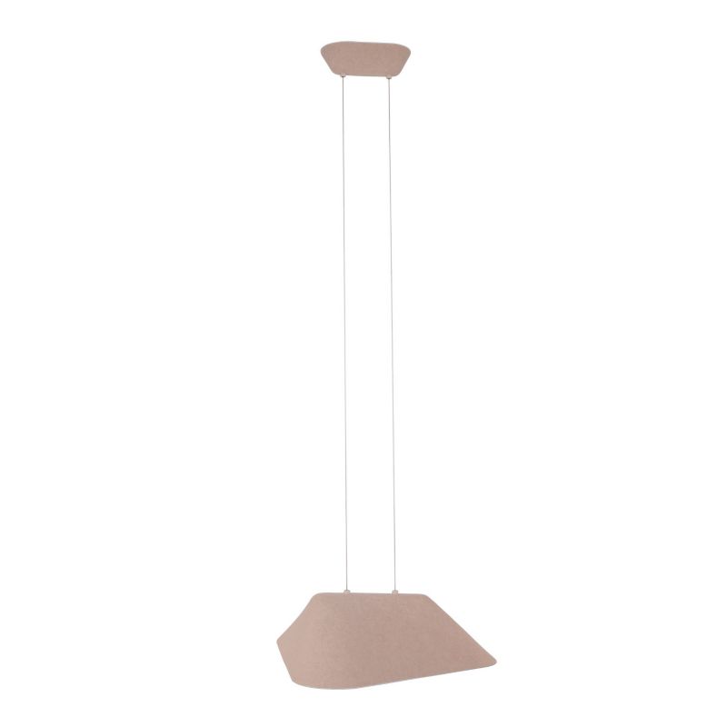 Lampa sufitowa filcowa Maxlight CARBON kremowo-szara LED 8W biały ciepły 3000KK 420lm IP20 - 1 szt
