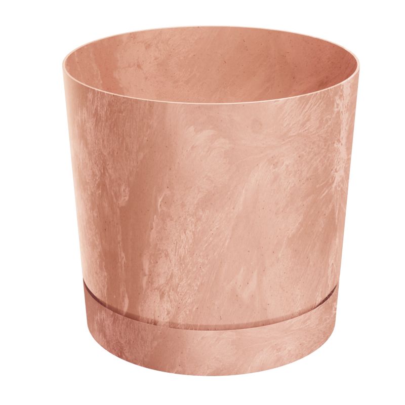 Doniczka Prosperplast Tubo P Beton Effect 13 cm terakota