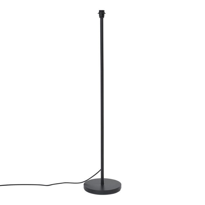 Nowoczesny lampa podłogowa zewnętrzna bez klosza do ogród Qazqa Virginia 1295 czarny max 15W kompatybilny z żarówką LED 1 szt.