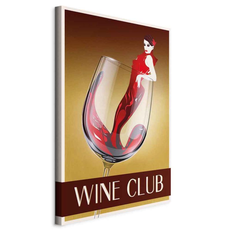 Obraz Artgeist Wine Club 80 x 120 cm flizelina 1 szt