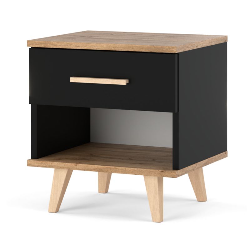 Szafka Nocna Stiv-Meble 1 Szuflada Stolik Do Sypialni Loft 40.2X36X43.6 Cm 1Szt.