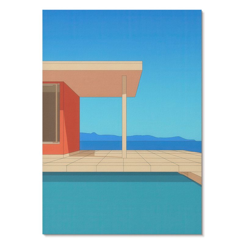 Plakat na Ścianę Tulup 21x29,7 cm (A4) Letnia architektura Do salonu, biura, sypialni 1 szt.