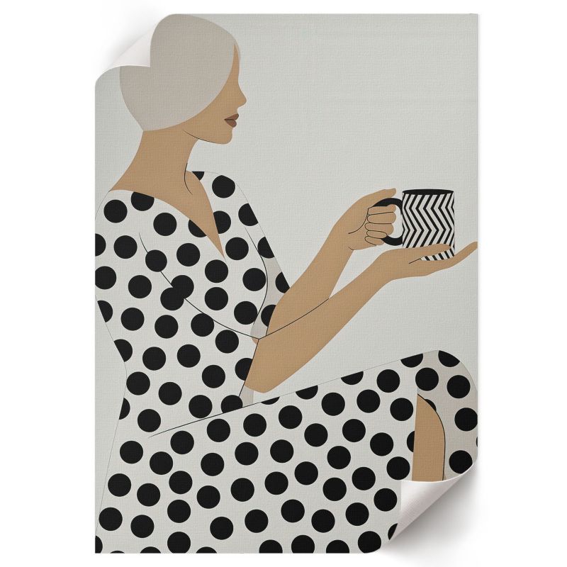 Plakat Premium ArtPrintCave 29,7x42 cm Stylowa kobieta Leo "Orbit" Wagner 1 szt.