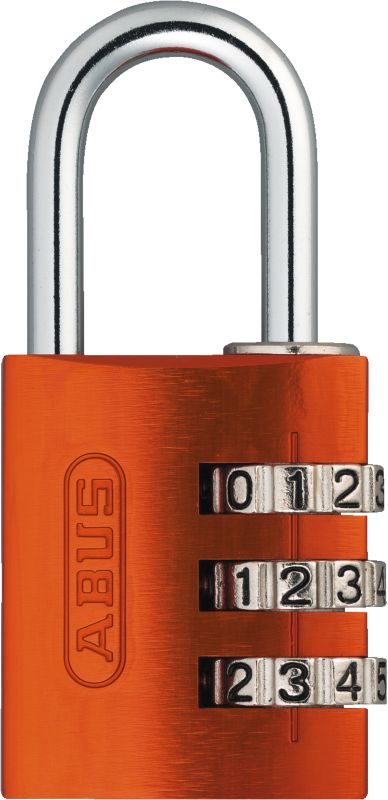 Kłódka szyfrowa Abus 30 mm 724/20 aluminium pomarańczowa
