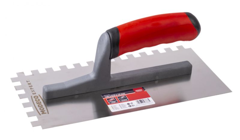 Paca nierdzewna 130x270 mm Modeco Expert ząb 6x6 mm Modeco Expert 2k - etykieta - 1 szt.